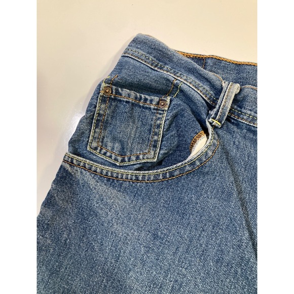 Tommy Hilfiger Vintage Carpenter Shorts Mens 40 Baggy Streetwear Y2K Denim Jean - Picture 11 of 15